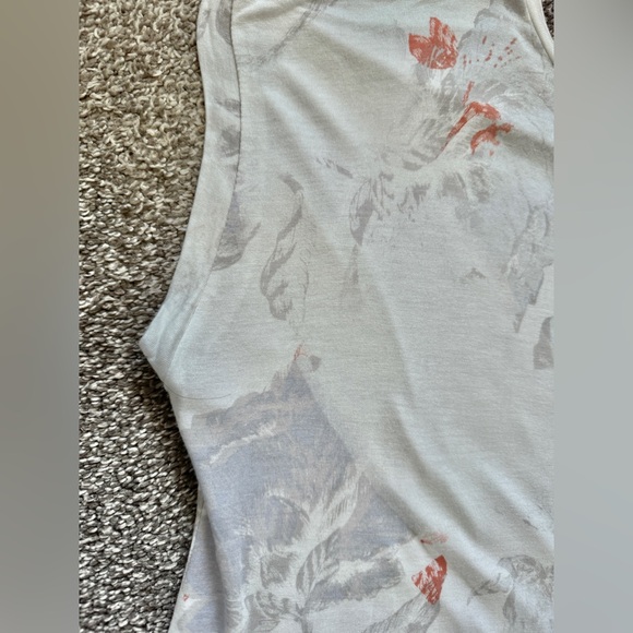 2/$15 ARITZIA WILFRED Anvers Split Back Floral Printed Oversized Shirt Flowy M - Picture 8 of 11